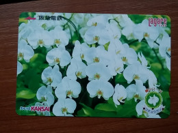 T-541 - JAPAN, Japon, Nipon, Carte Prepayee, Prepaid Card, Lagare Card KANSAI, FLOWER, FLEUR - Other & Unclassified