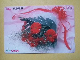 T-541 - JAPAN, Japon, Nipon, Carte Prepayee, Prepaid Card, Lagare Card KANSAI, FLOWER, FLEUR - Other & Unclassified