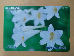 T-541 - JAPAN, Japon, Nipon, Carte Prepayee, Prepaid Card, Lagare Card KANSAI, FLOWER, FLEUR - Other & Unclassified