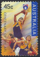 AUSTRALIA 1996 45c Multicoloured- 100th Ann Of AFL, West Coast Eagles Self Adhesive SG1618 FU - Gebruikt