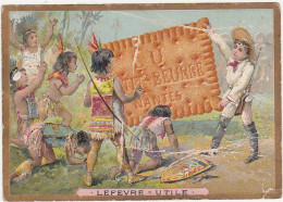 Chromo / BISCUITS LU / LEFEVRE UTILE / Indiens, Indigènes - Lu