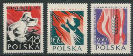Poland Stamps MNH ZC 881-83: Congress CTIF Fire Helmet - Neufs