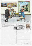 CHESS Italy 1972, Imperia - Chess Meter On Commemorative Postcard - Schaken