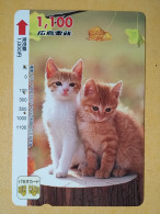 T-545 - JAPAN, Japon, Nipon, Carte Prepayee, Prepaid Card, BUS CARD, CAT, CHAT - Sonstige & Ohne Zuordnung