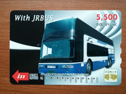 T-545 - JAPAN, Japon, Nipon, Carte Prepayee, Prepaid Card, BUS CARD, BUS, AUTOBUS - Sonstige & Ohne Zuordnung