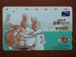 T-546 - JAPAN, Japon, Nipon, Carte Prepayee, Prepaid Card, GIFT CARD, TOSHO CARD, Rabbit, Lapin - Sonstige & Ohne Zuordnung