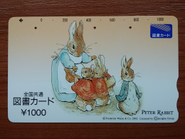 T-546 - JAPAN, Japon, Nipon, Carte Prepayee, Prepaid Card, GIFT CARD, TOSHO CARD, Rabbit, Lapin - Other & Unclassified