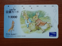 T-546 - JAPAN, Japon, Nipon, Carte Prepayee, Prepaid Card, GIFT CARD, TOSHO CARD, Rabbit, Lapin - Other & Unclassified