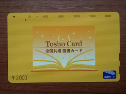 T-546 - JAPAN, Japon, Nipon, Carte Prepayee, Prepaid Card, GIFT CARD, TOSHO CARD, - Sonstige & Ohne Zuordnung