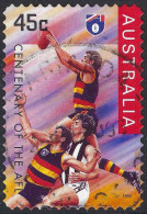 AUSTRALIA 1996 45c Multicoloured- 100th Ann Of AFL, Adelaide Crows Self Adhesive FU - Gebruikt