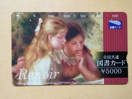 T-546 - JAPAN, Japon, Nipon, Carte Prepayee, Prepaid Card, GIFT CARD, TOSHO CARD, Painting, Peinture - Other & Unclassified