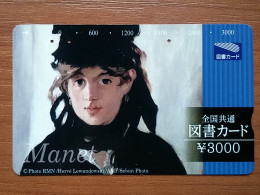 T-546 - JAPAN, Japon, Nipon, Carte Prepayee, Prepaid Card, GIFT CARD, TOSHO CARD, Painting, Peinture - Other & Unclassified