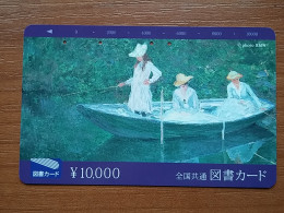 T-546 - JAPAN, Japon, Nipon, Carte Prepayee, Prepaid Card, GIFT CARD, TOSHO CARD, Painting, Peinture - Other & Unclassified