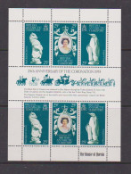 BRITISH  ANTARCTIC  TERRITORY    1978    25th  Anniv  Of  Coronation    Sheetlet    MH - Ungebraucht