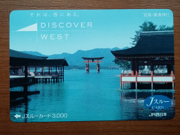 T-547 - JAPAN, Japon, Nipon, Carte Prepayee, Prepaid Card, CARD, BUILDING - Autres & Non Classés