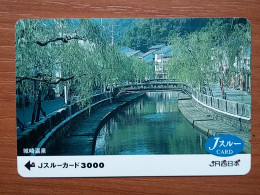 T-547 - JAPAN, Japon, Nipon, Carte Prepayee, Prepaid Card, CARD, BUILDING - Autres & Non Classés