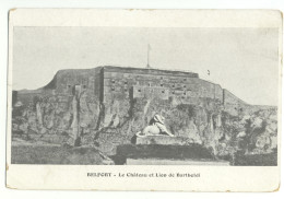 90/CPA - Belfort - Le Chateau Et Lion - Belfort – Le Lion