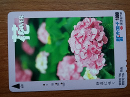 T-549 - JAPAN, Japon, Nipon, Carte Prepayee, Prepaid Card, CARD, FLOWER, FLEUR - Autres & Non Classés