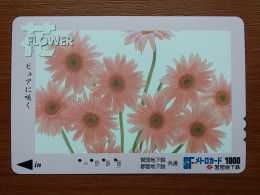 T-549 - JAPAN, Japon, Nipon, Carte Prepayee, Prepaid Card, CARD, FLOWER, FLEUR - Sonstige & Ohne Zuordnung