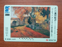 T-550 - JAPAN, Japon, Nipon, Carte Prepayee, Prepaid Card, CARD, PAINTING, PEINTURE - Altri & Non Classificati