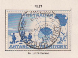 AUSTRALIAN ANTARCTIC TERRITORY   - 1957 Map 2s Used As Scan - Oblitérés