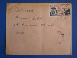 BP0 AEF BELLE    LETTRE   1955  PAR AVION   A   PARIS  FRANCE   ++ AFFRANCH. INTERESSANT - Lettres & Documents