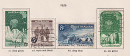AUSTRALIAN ANTARCTIC TERRITORY   - 1959 Issues Set Used As Scan - Gebraucht