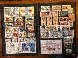 POLAND 1987 Complete Yearsets. 55 Stamps + 4 SS.All Souvenir Sheets. USED. Bl. Pope & Jaruzelski  Occasional Postmark. - Full Years