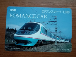 T-554 - JAPAN, Japon, Nipon, Carte Prepayee, Prepaid Card, CARD, RAILWAY, TRAIN, CHEMIN DE FER - Sonstige & Ohne Zuordnung