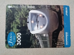 T-548 - JAPAN, Japon, Nipon, Carte Prepayee, Prepaid Card, Chemin De Fer, Railway, Train - Trains