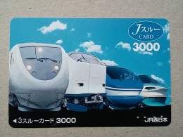 T-548 - JAPAN, Japon, Nipon, Carte Prepayee, Prepaid Card, Chemin De Fer, Railway, Train - Trains