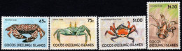 1990 Cocos Island, Crostacei  Crustaces , Serie Completa Nuova (**) - Isole Cocos (Keeling)