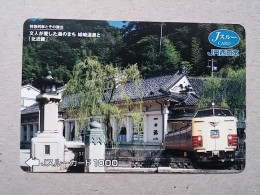 T-548 - JAPAN, Japon, Nipon, Carte Prepayee, Prepaid Card, Chemin De Fer, Railway, Train - Trains