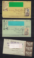 3 RECUS DIFFERENTS LA LYONNAISE 1934/1932/1925 ( Lot 365 ) - Banque & Assurance