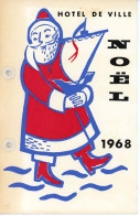 Programme Arbre De Noel Hotel De Ville De Paris 1968 - Programmes