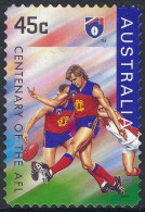 AUSTRALIA 1996 45c Multicoloured- 100th Ann Of AFL, Fitzroy FU - Oblitérés