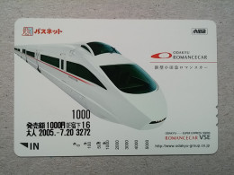 T-560 - JAPAN, Japon, Nipon, Carte Prepayee, Prepaid Card, Chemin De Fer, Railway, Train - Eisenbahnen