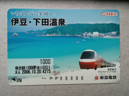 T-560 - JAPAN, Japon, Nipon, Carte Prepayee, Prepaid Card, Chemin De Fer, Railway, Train - Eisenbahnen