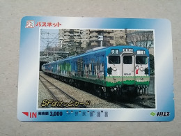 T-558 - JAPAN, Japon, Nipon, Carte Prepayee, Prepaid Card, Chemin De Fer, Railway, Train - Eisenbahnen