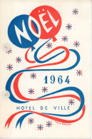 Programme Arbre De Noel Hotel De Ville De Paris 1964 - Programs