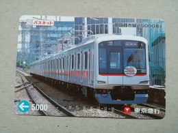 T-558 - JAPAN, Japon, Nipon, Carte Prepayee, Prepaid Card, Chemin De Fer, Railway, Train - Eisenbahnen