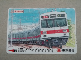 T-558 - JAPAN, Japon, Nipon, Carte Prepayee, Prepaid Card, Chemin De Fer, Railway, Train - Eisenbahnen