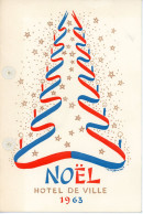 Programme Arbre De Noel Hotel De Ville De Paris 1963 - Programmes