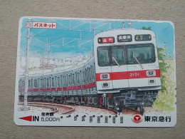 T-558 - JAPAN, Japon, Nipon, Carte Prepayee, Prepaid Card, Chemin De Fer, Railway, Train - Eisenbahnen