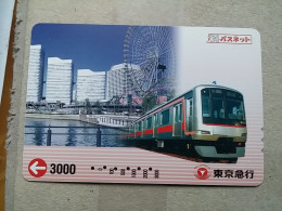 T-558 - JAPAN, Japon, Nipon, Carte Prepayee, Prepaid Card, Chemin De Fer, Railway, Train - Eisenbahnen