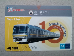 T-558 - JAPAN, Japon, Nipon, Carte Prepayee, Prepaid Card, Chemin De Fer, Railway, Train - Eisenbahnen