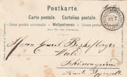 Suisse Carte Militaire Feldpost - Sellados