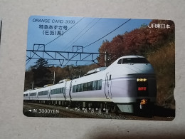 T-537 - JAPAN, Japon, Nipon, Carte Prepayee, Prepaid Card, Chemin De Fer, Railway, Train - Eisenbahnen