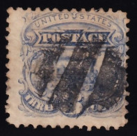 Estados Unidos, 1869  Y&T. 31, 3 ¢.  Azul Marino - Used Stamps