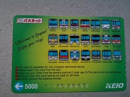 T-559 - JAPAN, Japon, Nipon, Carte Prepayee, Prepaid Card, Chemin De Fer, Railway, Train - Trains